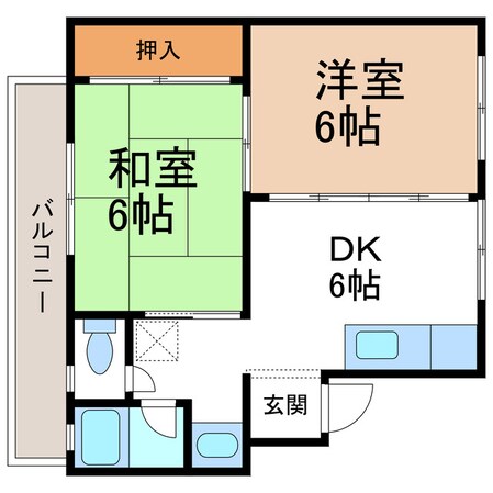 メゾン津之江の物件間取画像